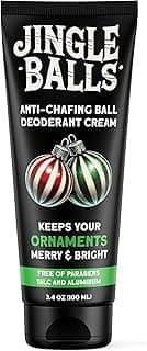 Pelto Jingle Anti-Chafing Cream Ball Deodorant for Men. 2024 Stocking Stuffers for Men Christmas Gifts For Husband Boyfriend, Unique Gifts for Him. White Elephant Gift Dad Boyfriend Secret Santa