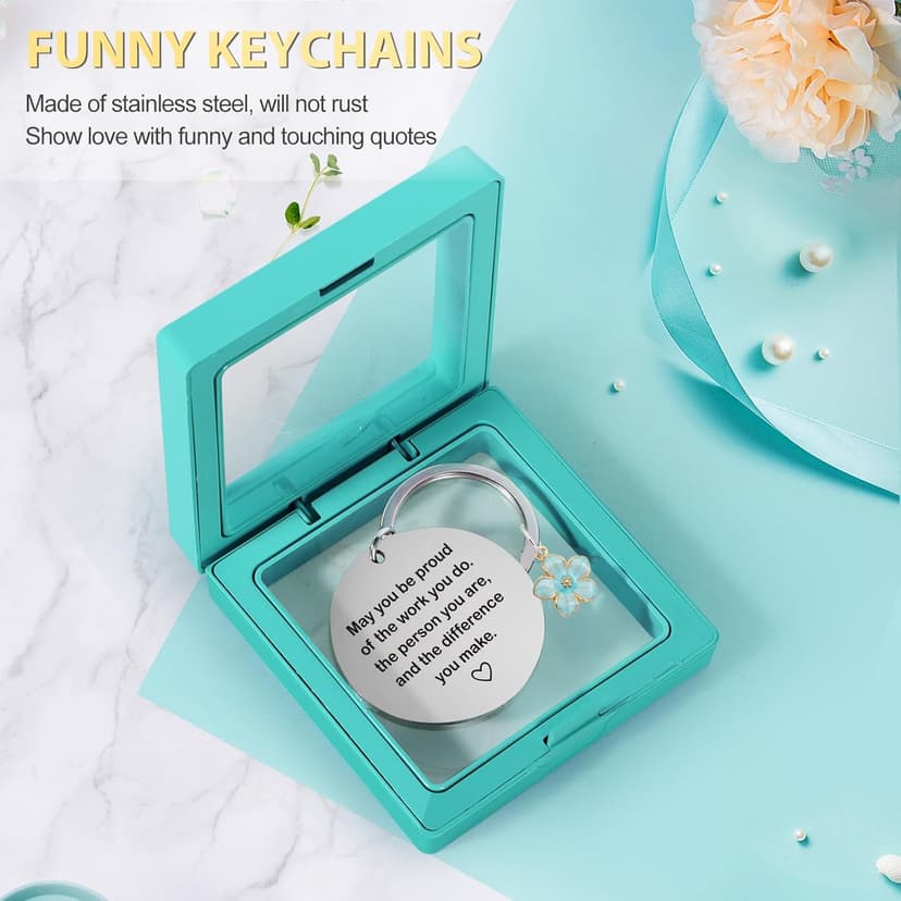 Nurse Gifts for Women, Rn Appreciation Gift Set Nurses Week Set Graduation Box Christmas Basket for Nurses Female Nursing Student with Canvas Beach Tote Bag Tumbler Keychain Teal