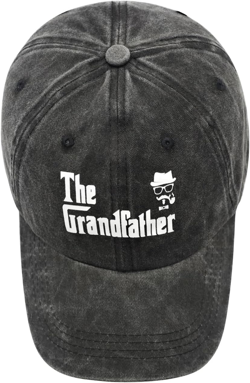 Gifts for Grandfather, Grandpa Hat, Grandfather Father Day Christmas Birthday Gift Ideas, Adjustable Baseball Cap