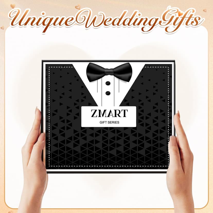 Zmart Wedding Gifts for Groom - Wedding Socks for Men, Engaged Socks, Groom Gifts from Bride