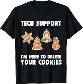 Funny Christmas Tech Support Shirt Computer Programmer Gift T-Shirt