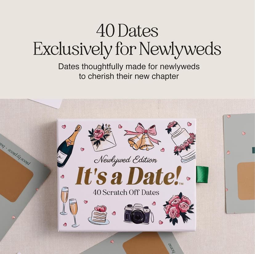 It's a Date! Newlywed Edition for Couples, The Ultimate Gift for Weddings, Bridal Showers, Engagements, and Bachelorette Parties