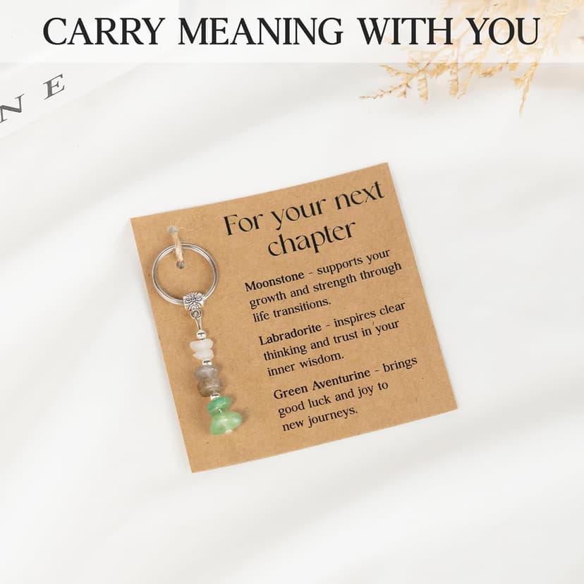 Cute Keychain Best Friend, Coworker Gifts, Teacher, Nurse, Retirement Gift For Woman, Crystal Key Chains For Farewell, Going Away, Leaving, Housewarming, New Job (For Your Next Chapter)