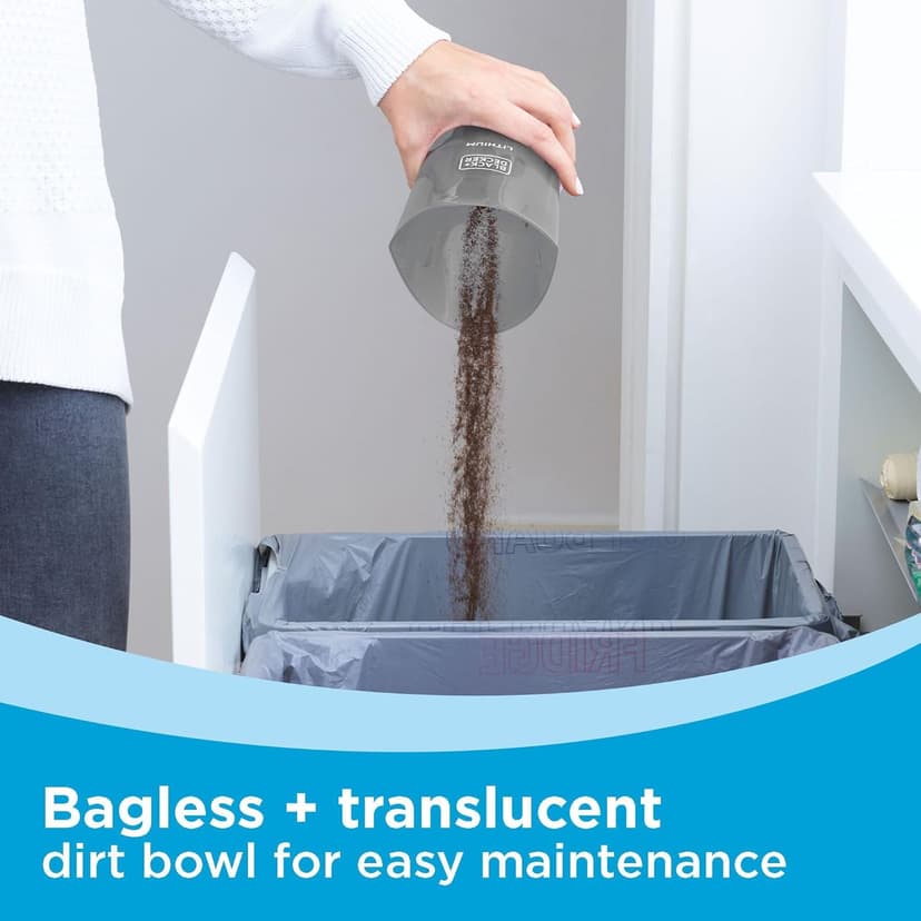 BLACK+DECKER Cordless Lithium Handheld Power Vacuum with Wall Mount Base and Charger, White (HNV220BCZ10FF)