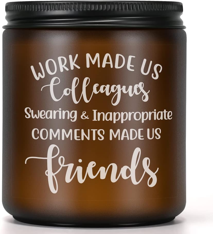 Coworker Leaving Gifts for Women Men - Funny Farewell Candle Gift for Colleagues Friends Going Away Birthday Christmas Office Goodbye Present for Work Bestie Boss Female Male