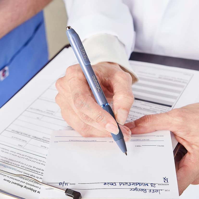 Luxury Wooden Ballpoint Pen Gift Set with Business Pen Case Display, Nice Writing Pen with Box and Gel Ink Refills Fancy Business Wood Pens Stand for Men Women Designer Cool Executive Pen