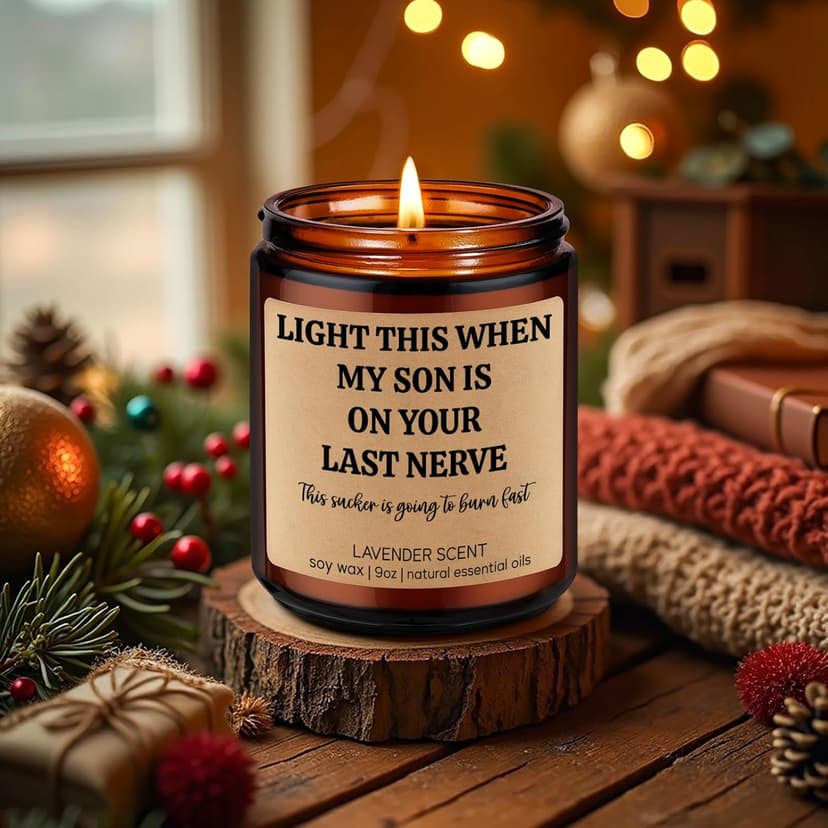 GSPY Scented Candle, Daughter in Law Gifts - Christmas, Birthday Gifts for Daughter in Law, Sons Girlfriend - DIL Present from Mother in Law - Funny Wedding, Bridal Shower Presents for Future New DIL