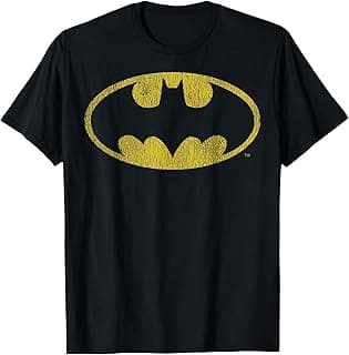 DC Comics Batman Distressed Classic Logo Short Sleeve T-Shirt