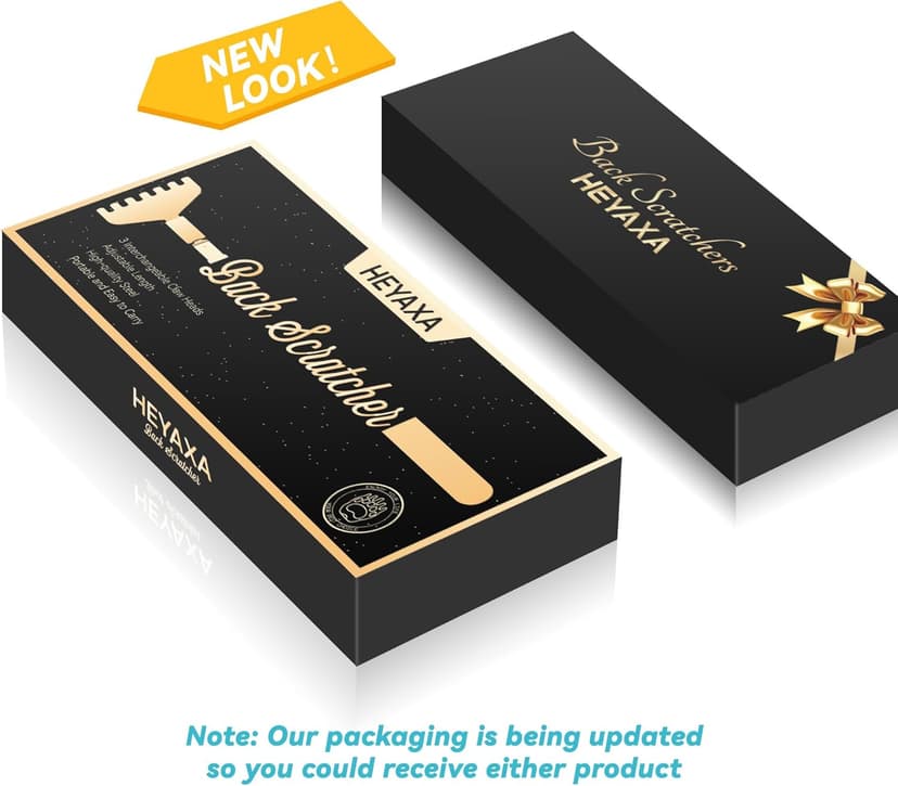 Telescoping Back Scratcher with 3Pcs Detachable Heads, Back Scratcher for Men/Women, Fathers Day Dad Gifts Birthday Gifts for Husband, Men, Women, Him, Her