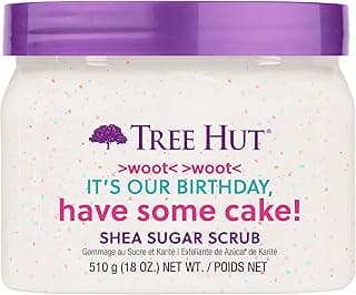 Tree Hut Exfoliating Shea Sugar Scrub Birthday Cake, 18 oz