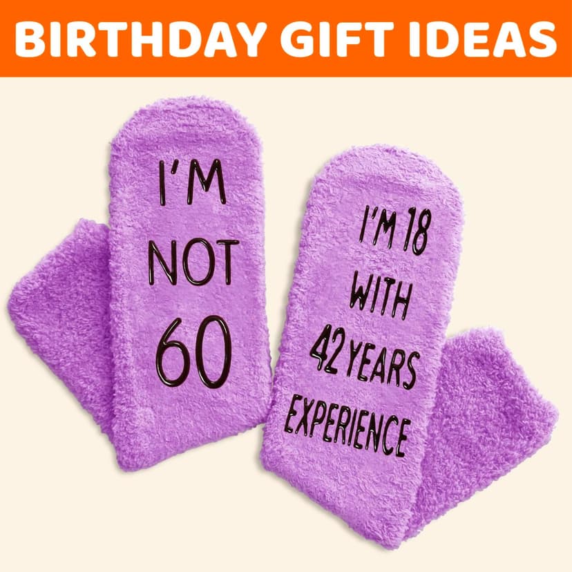 HAPPYPOP Birthday Gifts for Women - Funny Birthday Socks for Her in 50s