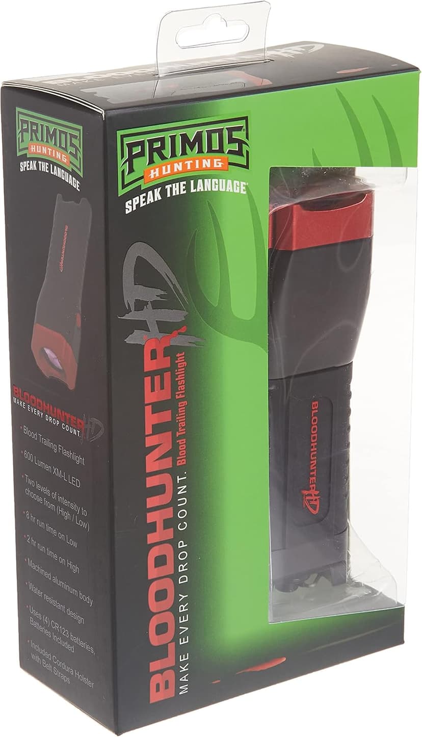 PRIMOS Primos Hunting Bloodhunter HD, Advanced Shadow Free Blood Tracking Light for Night Hunting