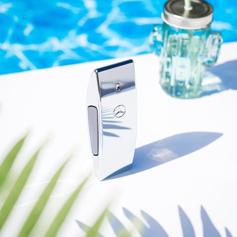 Mercedes-Benz Club Cologne for Men - 3.4 Fl Oz - Eau De Toilette Perfume Spray for Man - Woody & Musky Scent - Luxury Long Lasting Fragrance with Notes Of Grapefruit, Cardamom & Earthy Dry wood