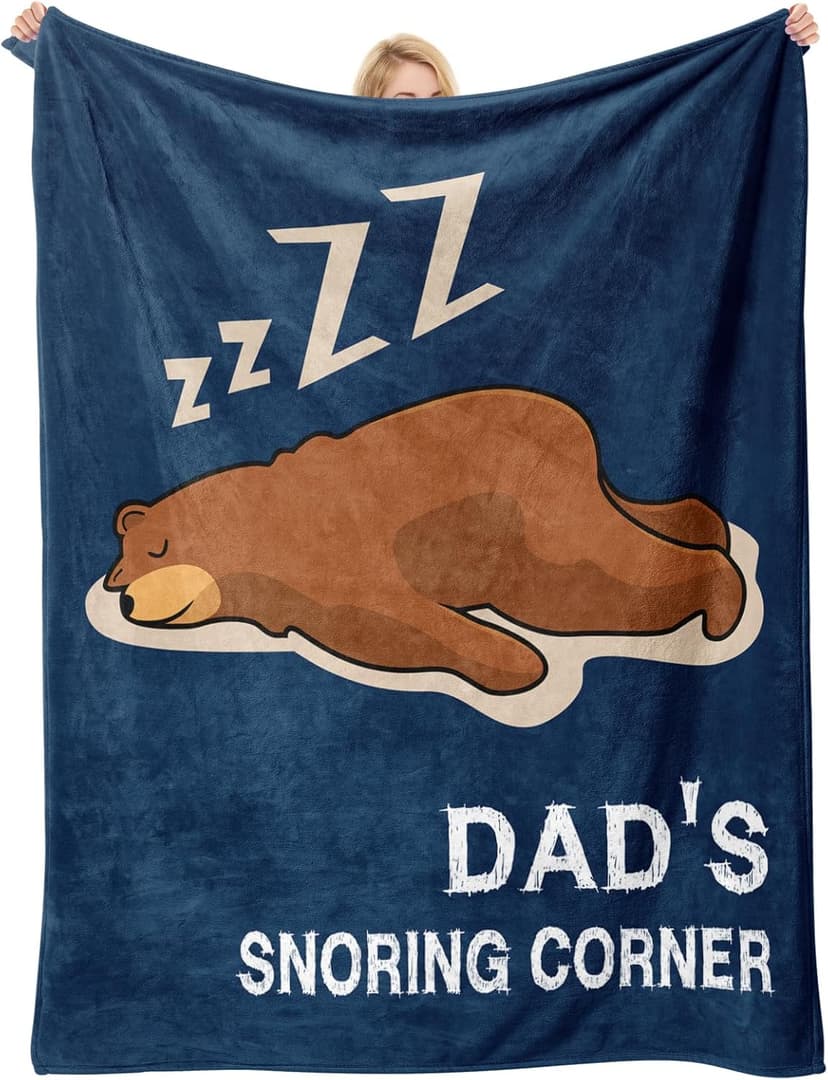 Birthday Gifts for Dad, Funny Dad Gifts from Daughter Son, Gift for Dads Birthday, Dads Gift for Birthdays Christmas Fathers Day Ideas, Father Birthdays Present Fleece Blanket 60"×50"