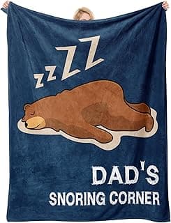 Birthday Gifts for Dad, Funny Dad Gifts from Daughter Son, Gift for Dads Birthday, Dads Gift for Birthdays Christmas Fathers Day Ideas, Father Birthdays Present Fleece Blanket 60"×50"