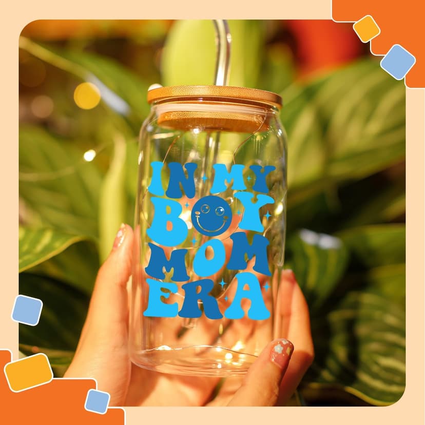 NewEleven First Christmas Gifts For New Mom, New Mother - Gifts For a Mom of Boys, Pregnant Mother, Expecting Momomy, Mama, Moms To Be, Mommy To Be - 16 Oz Coffee Glass