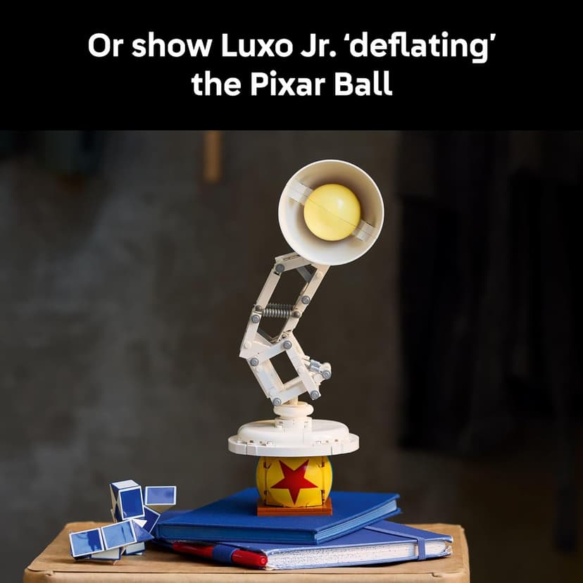 LEGO Ideas Disney Pixar Luxo Jr. - Building Set for Adults, Men & Women, Ages 18+ - Office and Desk Decor - Gifts for Christmas - 21357
