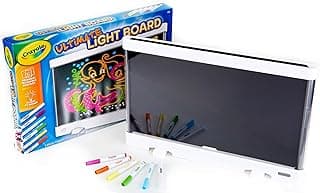 Crayola Ultimate Light Board - White, Kids Drawing Tablet, Holiday & Christmas Gifts, LED Drawing Board, Sketching Art Projector, Toys for Boys & Girls, 6+