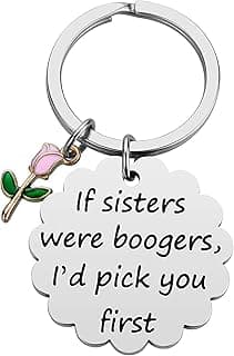 iJuqi Sister Christmas Gifts from Sisters - Big Middle Little Sisters Keychain Birthday Gifts for Sister