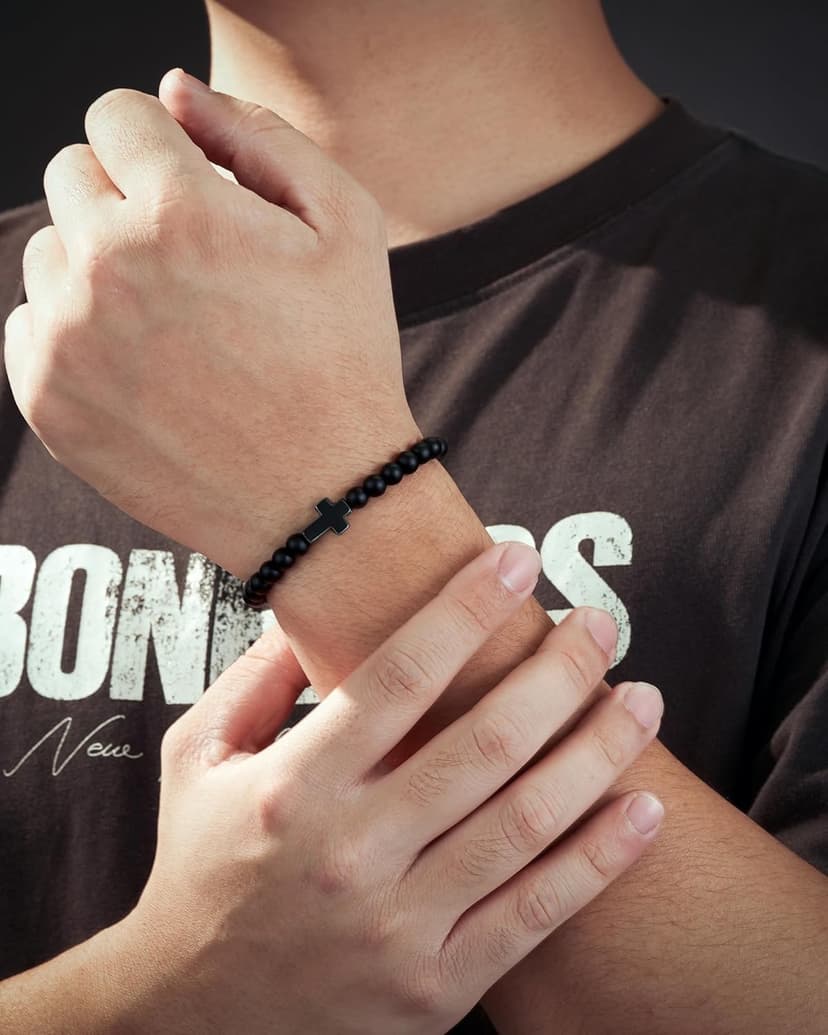 Tarsus Birthday Gifts for Men Teens, You are God's Gift to The World, 16th 18th 21st Birthday Cross Bracelet for Son Grandson Brother