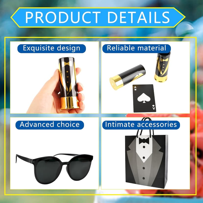 10 Set Groomsmen Gifts Proposal Wedding Groomsmen Gift Set Includes Flask Funnel Wine Glass Card Bottle Opener Gift Bag Sunglasses Knife Pen for Wedding Party Present
