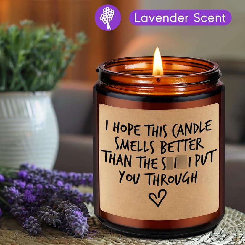 Fairy's Gift Candle I'm Sorry I Love You Gifts for Her Him Mom, Gifts for Wife, Grandma Girlfriend Wife Birthday Presents Ideas, Christmas Funny Presents for Women Men Dad Husband Boyfriend Parents