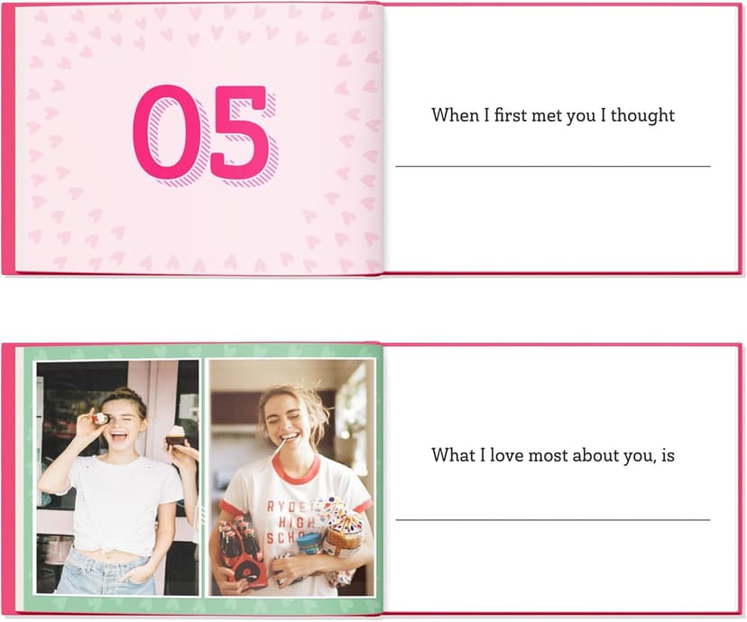 What I Love about Bestie Book - Best Friend Unique Gifts For Women, Friendship Gifts For Women - Best Friend Birthday Gifts - Personalized Christmas Gifts for Best Friends Fill-in-the-Blank Journal