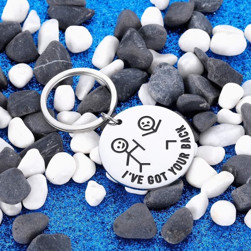 Octamber Funny Gifts Best Friend Keychain for Friends BFF Besties I Got Your Back Keychain