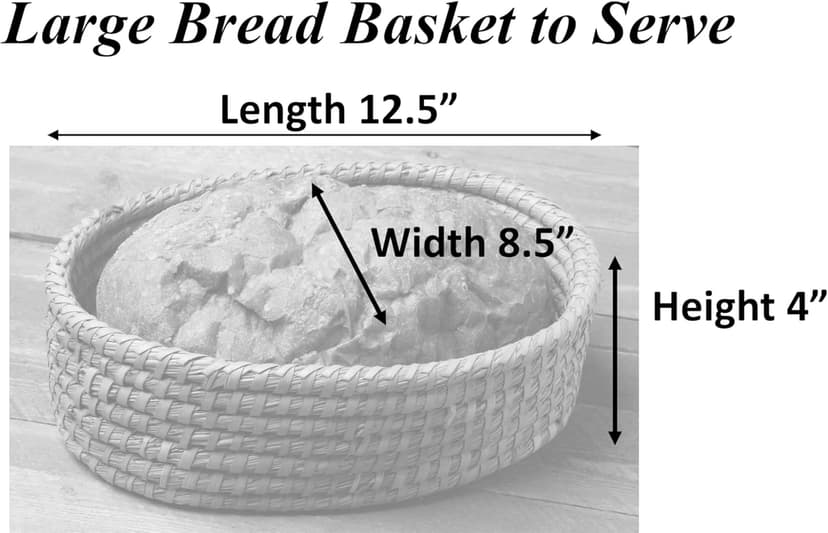 Bread Warmer Basket with Stone - Bread Baskets for Serving Tortilla, Sourdough Maker, House Warming Gifts New Home, Terracotta, Bakers Gift for Kitchen, Women, Men, Birthday, Hostess Farmhouse