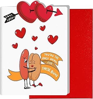 Valentines Day Card Gifts for Him Husband, Men Valentines Day Gifts, Boyfriend Birthday Anniversary Him Gift for Husband, Funny Card for Boyfriend Valentine Gift