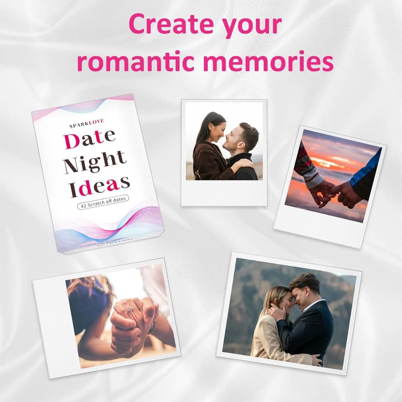 Couple Gifts and Valentine Day Gifts, Date Night Ideas Cards, 42 Romantic Scratch Off Date Card Gifts for Couples, Gifts for Girlfriend and Boyfriend, His or Her Gifts, Gifts for Wife, Husband
