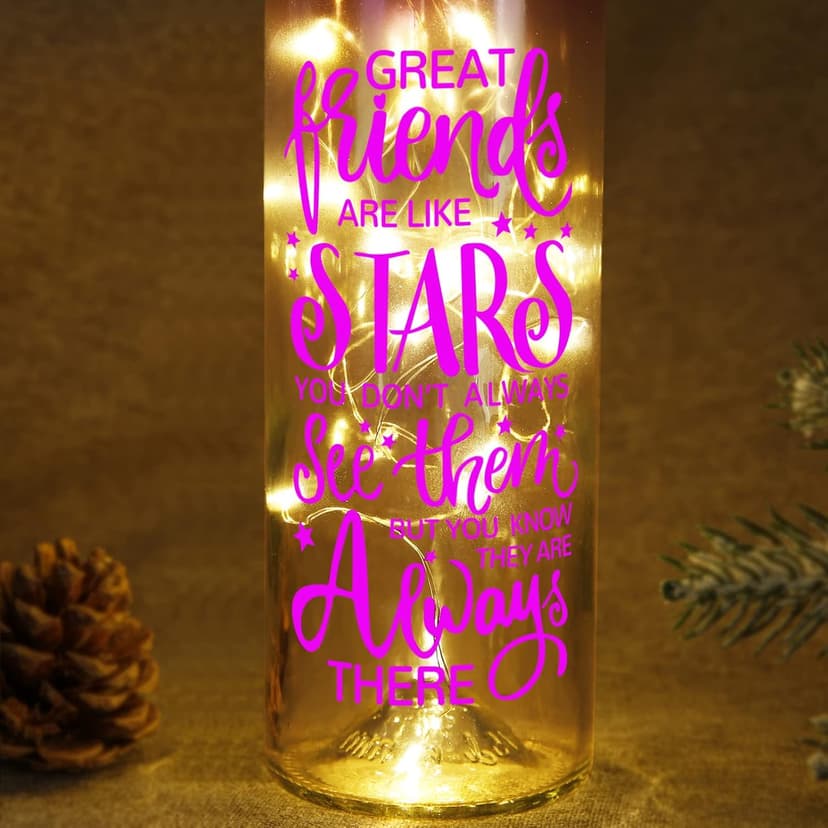Christmas Gifts for Women - Best Christmas Gifts 2025 - Wine Bottle Lights with Cork - Light Up Lamp Decor for Home Decorations - Birthday Friendship Unique Gift for Womens Men Girls Boys Adults