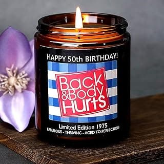 50th Birthday Gifts for Her and Him, 50th Birthday Decorations for Women Men, Funny Birthday Gifts for Women Mom Dad Husband Wife Friends Sister, Cool Best Gift Ideas for 50 Year Old Woman