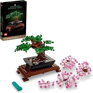 LEGO Icons Bonsai Tree Building Set - Artificial Bonsai Tree Plants for Home Decor, Adults Ages 18+ - Faux, Fake Plants for Table, Desk, Office - Birthday Gift for Men & Women - 10281