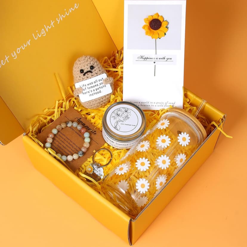 Birthday Gifts for Women,Teen Girl Gifts,Unique Happy Birthday Gift Baskets and Box for Her,Mom,Wife,Sister,Aunt,Bestie,Daughter,Girlfriend,Friendship,Best Friend,Female