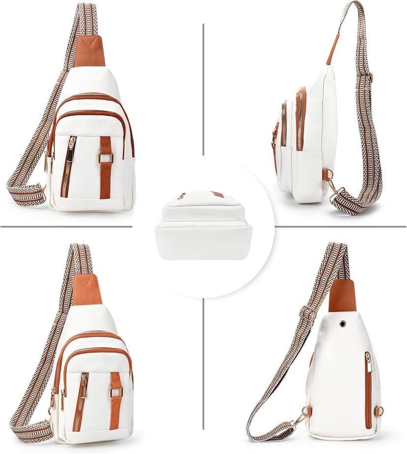 Crossbody Bags for Women Mothers Day Gifts for Mom Her Wife Birthday Gifts Small Sling Bag Leather Fanny Packs for Travel