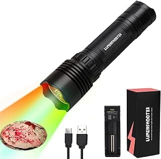 LUMENSHOOTER LUMENSHOOTER B2 Blood Tracking Light for Deer, Blood Tracker Flashlight for Hunting, Deer Hunting Accessories for Men