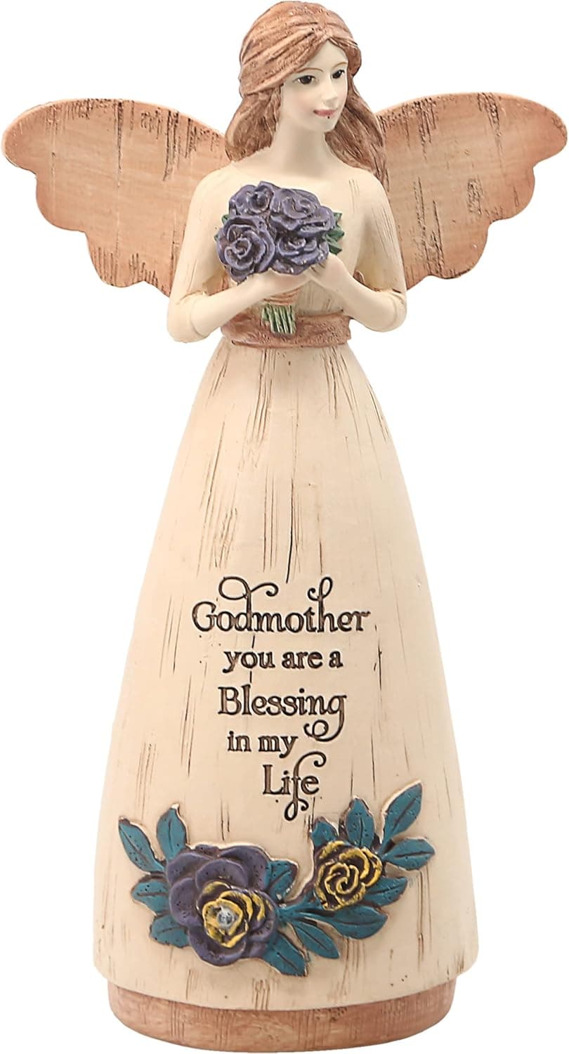 Pavilion Gift Company 41071 Godmother with Sentiment Angel Figurine, 6"