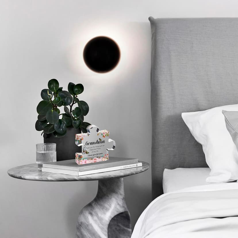 Gifts for Grandma - Engraved Acrylic Puzzle Piece - Mothers Day Adorable Grandma Presents for Birthday, Christmas, Thanksgiving Paperweights - Elegant Decorative Plaque with Lovely Quote - Chic Home