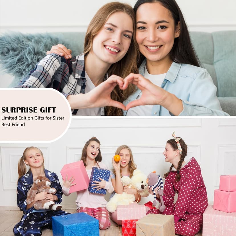 Best Friend- Gifts for Women, Sister Gifts from Sisters Unique Bestie Woman, Funny Birthday for Women Friendship Long Distance Best Cute Cool for Female Friend Ideas BFF Gift