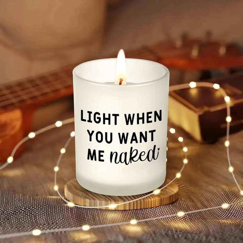 Gifts for Him Boyfriend Husband Men Couples Gift Ideas, Romantic Valentines Day Gift for Him, Naughty Boyfriend Birthday Gifts, Funny Anniversary Presents for Men Husband Couple, Christmas, Candles