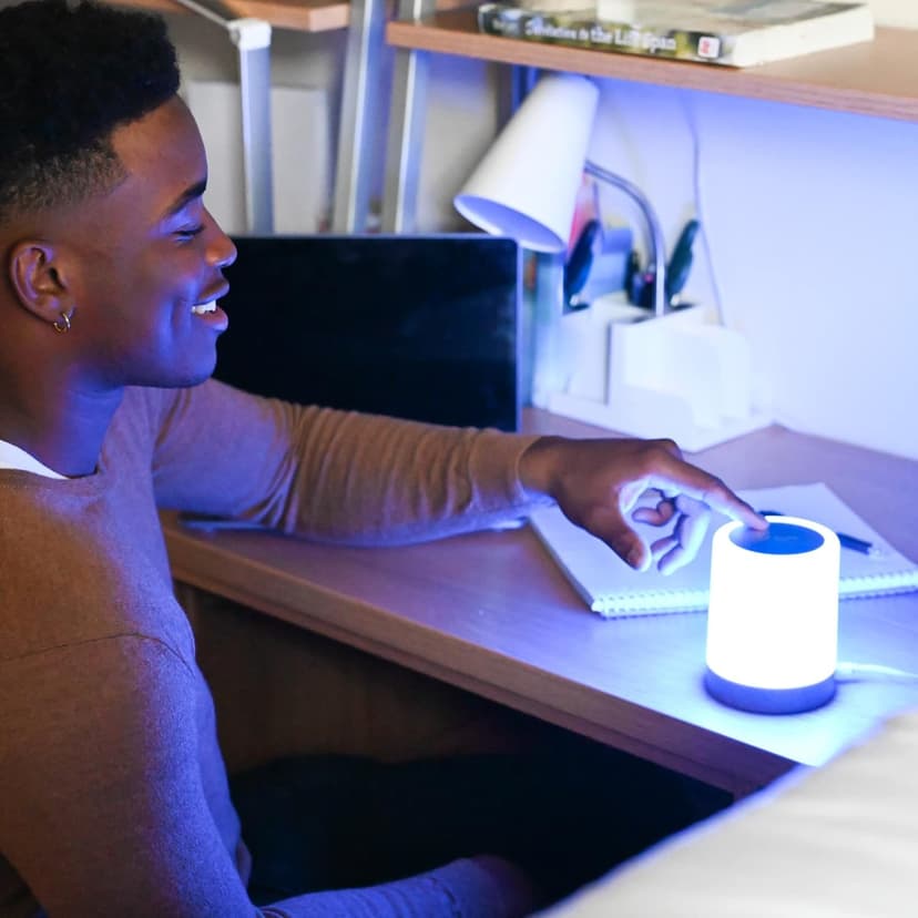 Friendship Lamps by LuvLink – No Subscription WiFi Touch Lamp for Long Distance Relationships, Couples, Friends & Family - Gift Ready (Set of Two)