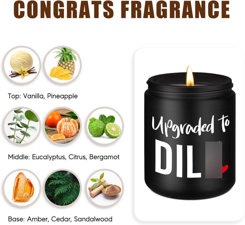 Fairy's Gift Candle, New Dad Gifts First Time, Dad to Be Gifts, Gender Reveal Baby Shower Presents Ideas, Birthday, Christmas, Funny Presents for Expecting Daddy, Expectant Father, Soon to Be Daddy