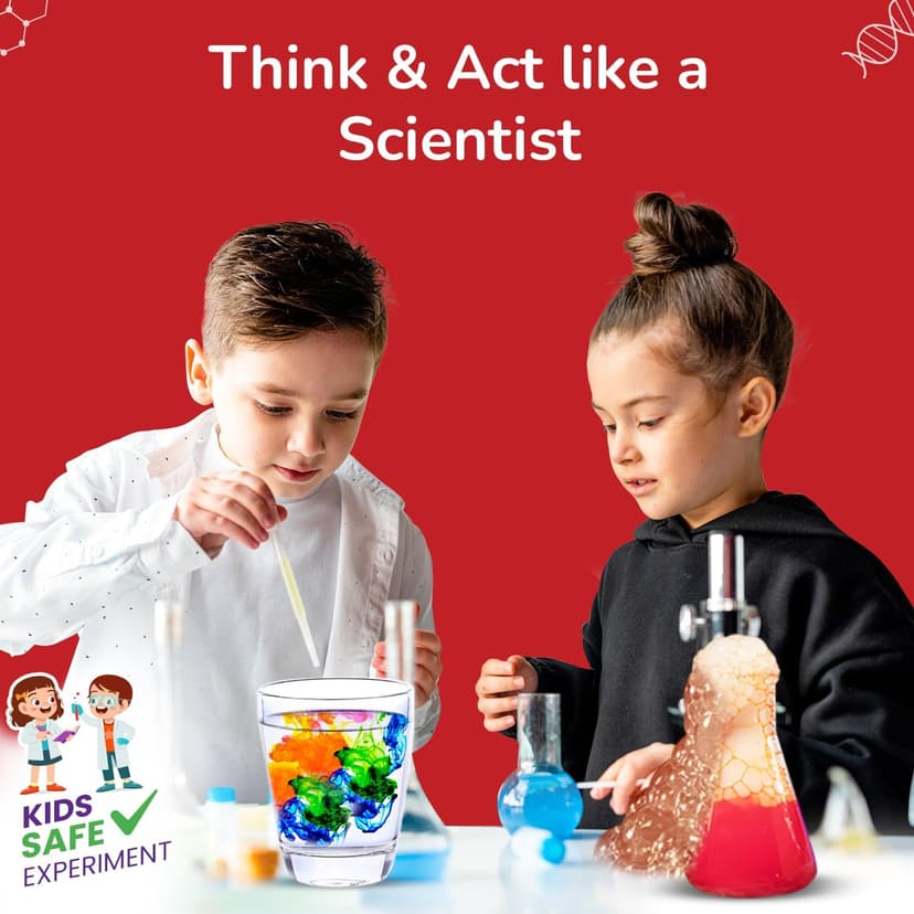 Smartivity My First Science Experiment Kit for Kids Ages 6, 7, 8, 9, 10, 11, 12 Years | 50+ Experiments I Christmas, Birthday Gift I Science Projects for Boys & Girls, STEM Toys for 6-12 Years