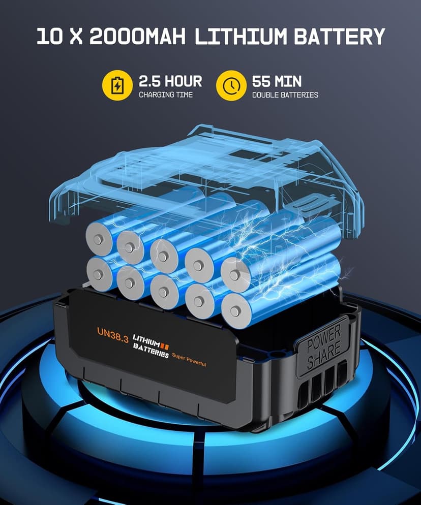 Car Vacuum Portable Cordless,35000PA High Power Suction & Blower, Handheld Vacuum Cleaner for Car, Home, Desktop, Keyboard(Fog Black)