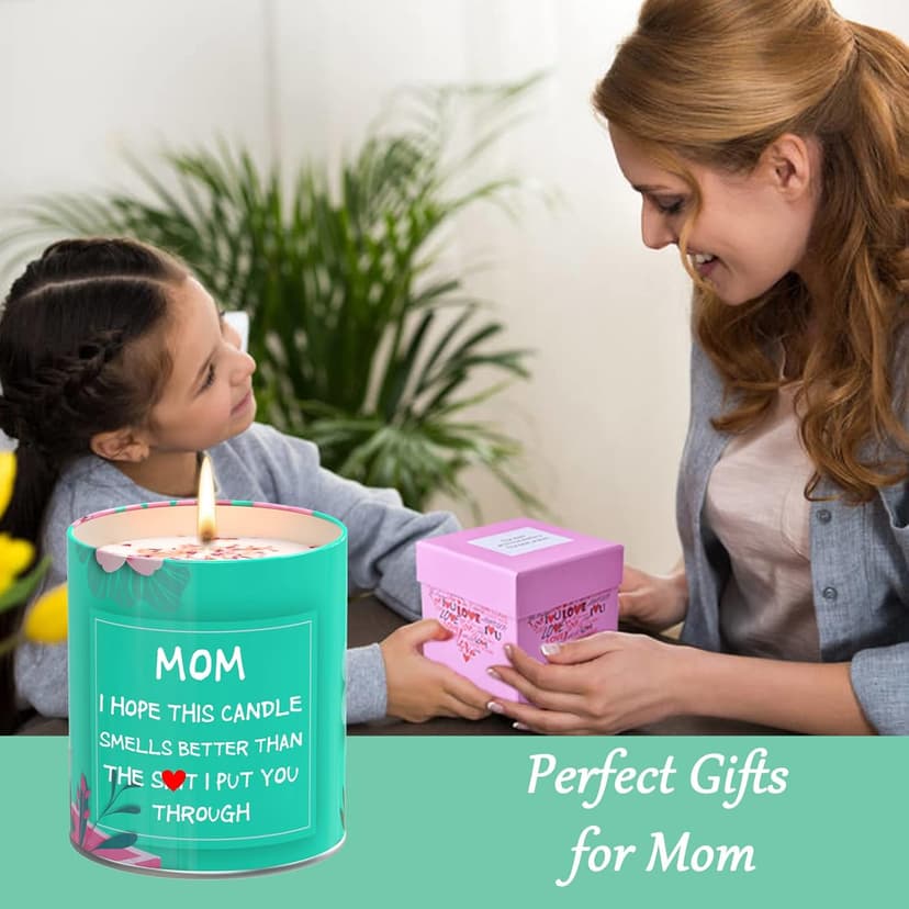 Mothers Day Gifts from Daughter,Son-Mom Scented Candles Funny Gifts Ideas for Mom,Mothers Day/Christmas Birthday Unique Gift for Mama,9oz