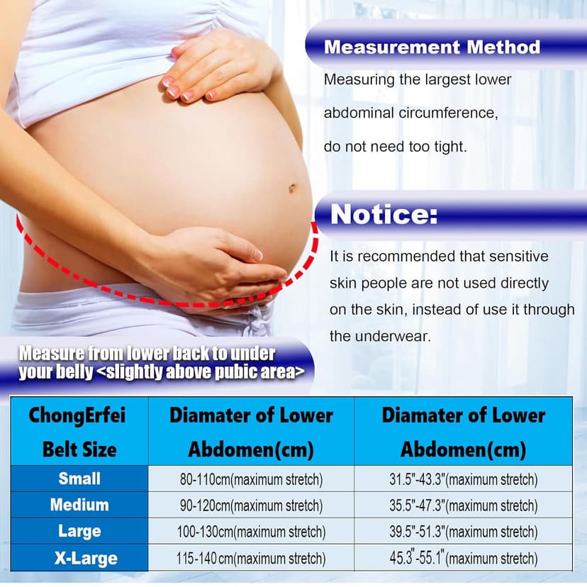 ChongErfei Maternity Belt, Pregnancy 3 in 1 Support Belt for Back/Pelvic/Hip Pain, Maternity Band Belly Support for Pregnancy Belly Support Band (L: Fit Ab 39.5"-51.3", Black)