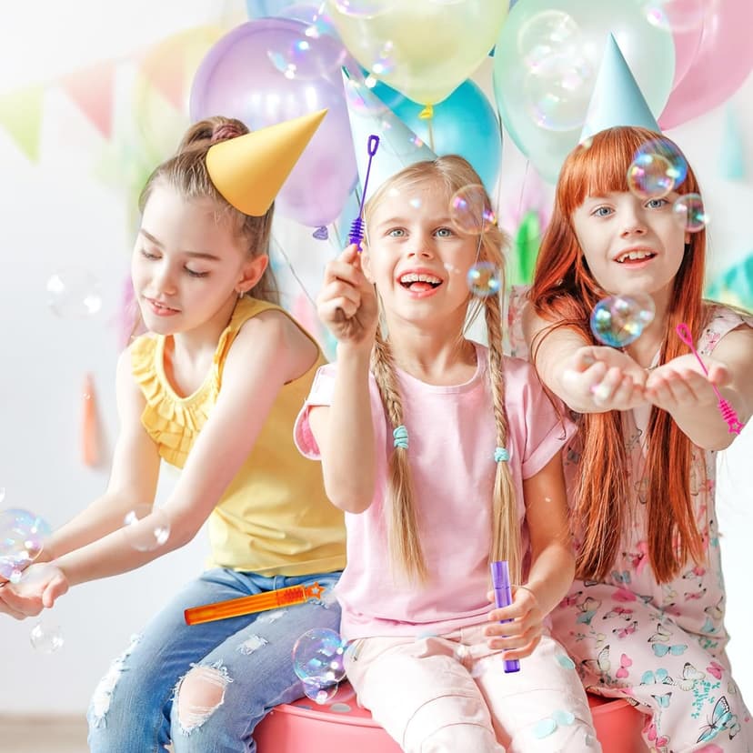 36 Pieces Mini Bubble Wands,Bubble Party Favors Assortment Toys for Kids,Themed Birthday, Halloween, Goodie Bags, Carnival Prizes, Wedding, Bubble Maker Toys for Kids,Outdoor Gifts for Girls & Boys
