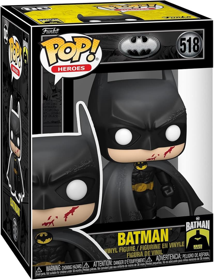 Funko POP! Movies: Batman's 85th Anniversary - Batman - Collectable Vinyl Figure - Gift Idea - Official Merchandise - for Kids & Adults - Movies Fans - Model Figure for Collectors and Display