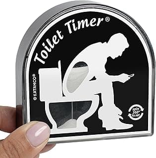 Katamco The Original Toilet Timer (Classic), As Seen on Shark Tank. Funny Gift for Men, Husband, Dad, Son, Birthday, Christmas, Father's Day.